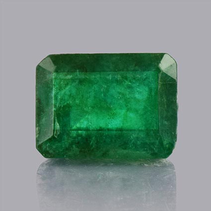 Natural 8x5.9x4.5mm Faceted Octagon Emerald