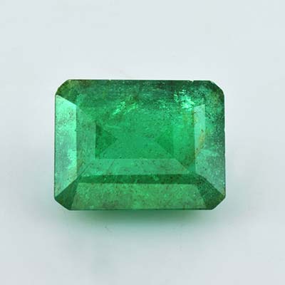 Natural 8.8x6.9x4.6mm Faceted Octagon Emerald