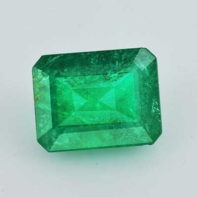 Natural 8.1x6.3x4.4mm Faceted Octagon Emerald