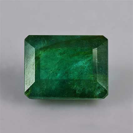 Natural 12.4x9.5x7.7mm Faceted Octagon Emerald