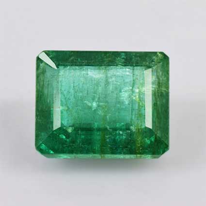 Natural 12.6x10.5x7mm Faceted Octagon Emerald