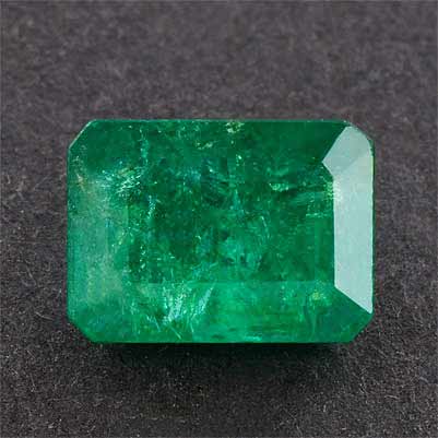 Natural 7x5.10x4.10mm Faceted Octagon Emerald