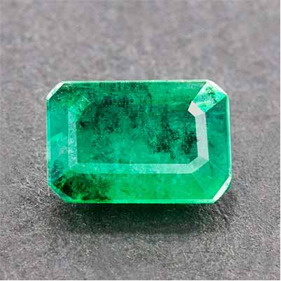 Natural 5.7x4x2.6mm Faceted Octagon Emerald