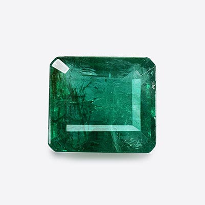 Natural 8.4x7.6x5mm Faceted Octagon Emerald