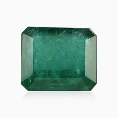 Natural 12x13.8x7.8mm Faceted Octagon Emerald