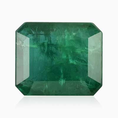 Natural 10.1x12x5.9mm Faceted Octagon Emerald