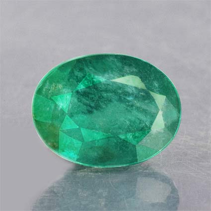 Natural 8x6x4.3mm Faceted Oval Emerald