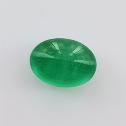 Natural 7.1x5.1x4.2mm Cabochon Oval Emerald