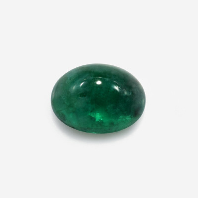 Natural 8x6x4.8mm Cabochon Oval Emerald