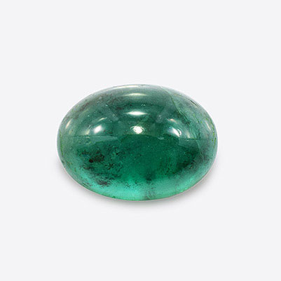 Natural 10x7.2x5.2mm Cabochon Oval Emerald