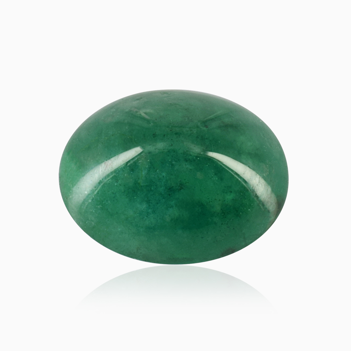 Natural 8x10x5.80mm Cabochon Oval Emerald