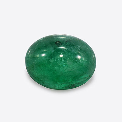 Natural 9x7.10x4.8mm Cabochon Oval Emerald