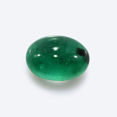 Natural 7.10x5.10x3.6mm Cabochon Oval Emerald