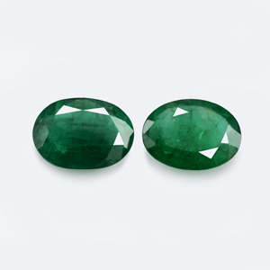 Natural 8x6x3.10mm Faceted Oval Emerald