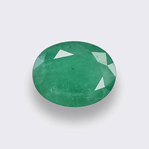 Natural 11.3x8.9x6.4mm Faceted Oval Emerald