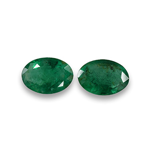 Natural 7x5x3mm Faceted Oval Emerald