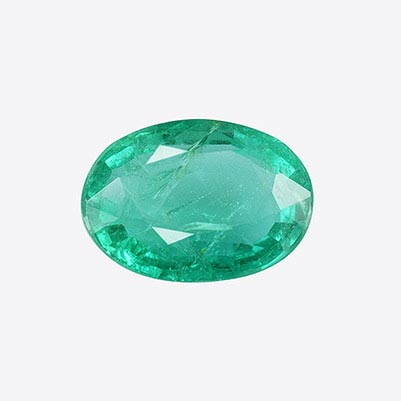 Natural 10.6x7.7x4.5mm Faceted Oval Emerald