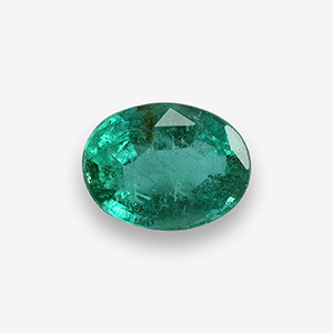 Natural 8x6x1.4mm Faceted Oval Emerald