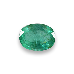 Natural 8.10x6.10x3.9mm Faceted Oval Emerald