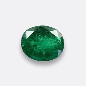 Natural 6.10x5x3.3mm Faceted Oval Emerald