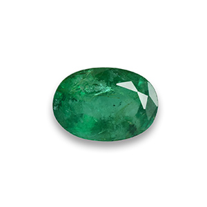 Natural 7x4.9x3.4mm Faceted Oval Emerald