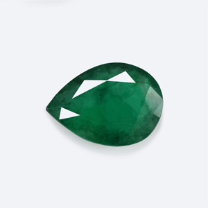 Natural 8.10x6x3.7mm Faceted Pear Emerald