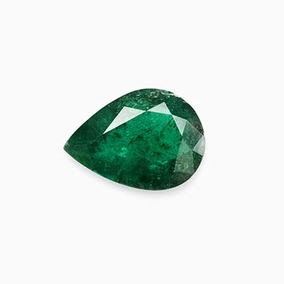 Natural 8.10x5.9x3.70mm Faceted Pear Emerald