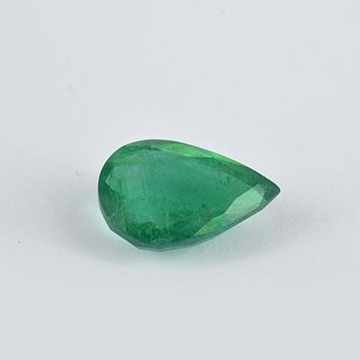 Natural 13.6x9.5x5.2mm Faceted Pear Emerald