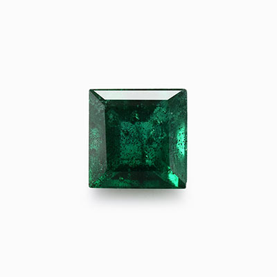 Natural 3.8x3.8x2.9mm Faceted Square Emerald