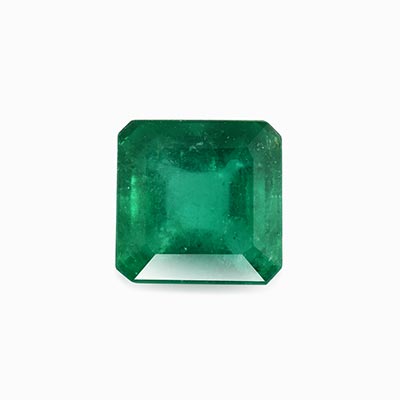 Natural 4.7x4.7x3.7mm Faceted Square Emerald