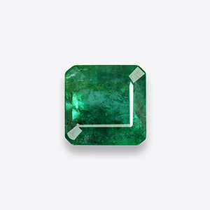 Natural 5.1x5.1x3.6mm Faceted Square Emerald