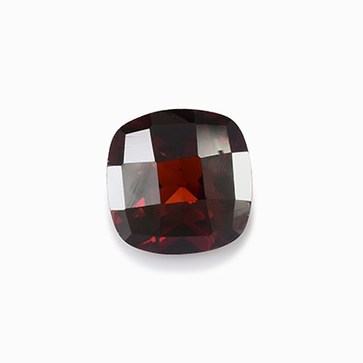 Natural 8x8x5mm Faceted Cushion Garnet