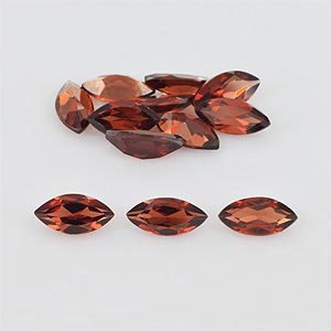 Natural 7x3.5x2.5mm Faceted Marquise Garnet