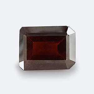 Natural 11.6x9x5.2mm Faceted Octagon Garnet