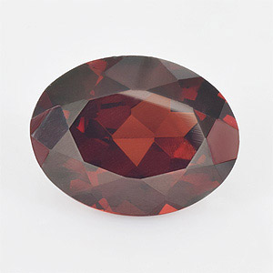 Natural 12x9x5.4mm Faceted Oval Garnet