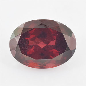 Natural 12x9x6.7mm Faceted Oval Garnet