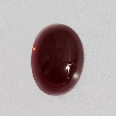 Natural 8.1x6.1x4mm Cabochon Oval Garnet