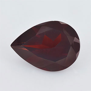 Natural 12x9x5mm Faceted Pear Garnet