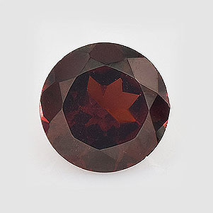 Natural 7x7x3.9mm Faceted Round Garnet