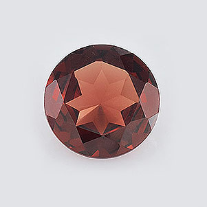 Natural 8x8x3.5mm Faceted Round Garnet