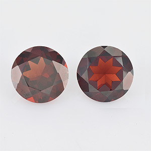 Natural 10x10x5.5mm Faceted Round Garnet