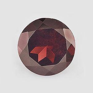 Natural 11x11x5.7mm Faceted Round Garnet