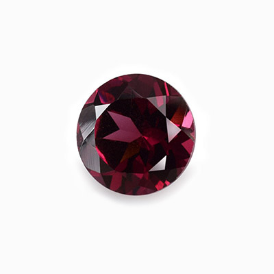 Natural 6x6x3.6mm Faceted Round Rhodolite Garnet