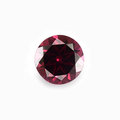 Natural 6x6x3.8mm Faceted Round Rhodolite Garnet