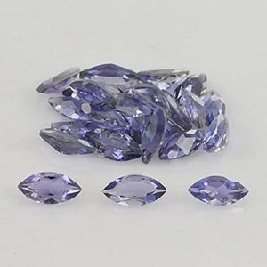 Natural 6x3x2mm Faceted Marquise Iolite