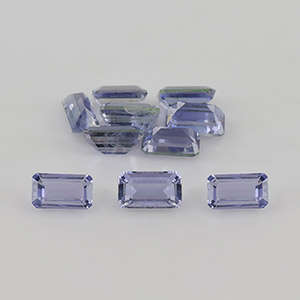 Natural 5x3x2.5mm Faceted Octagon Iolite