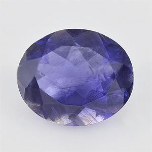 Natural 12x10x5.5mm Faceted Oval Iolite