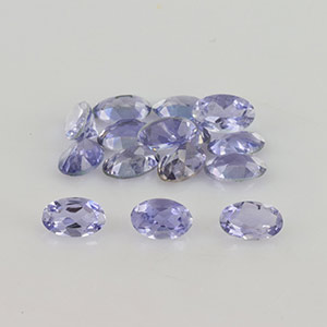 Natural 5x3x2mm Faceted Oval Iolite