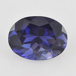 Natural 8x6x4.9mm Faceted Oval Iolite