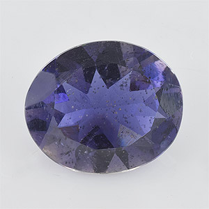 Natural 11.5x9.70x5.3mm Faceted Oval Iolite